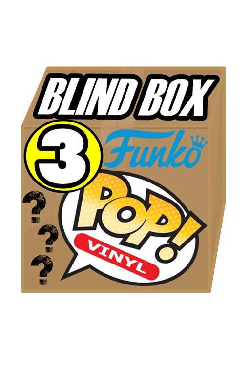 Funko POP! BLIND BOX Contenente 3 Personaggi Mystery Box