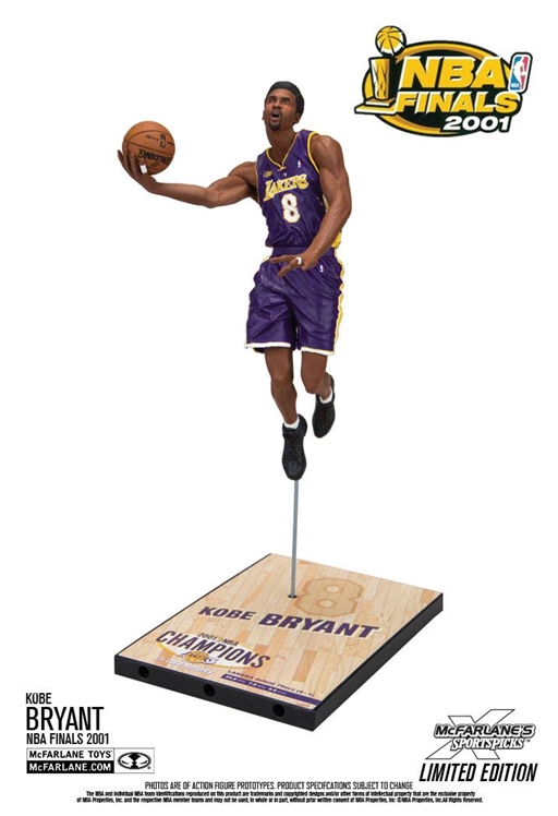 McFARLANE Kobe Bryant NBA Finals 2001 Action Figure