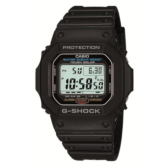 CASIO G-Shock G-5600E-1V Orologio da Uomo Solare Digitale Vintage Look
