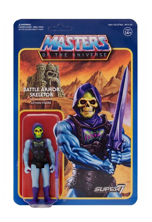 Masters of the Universe Super 7 ReAction SKELETOR BATTLE ARMOR