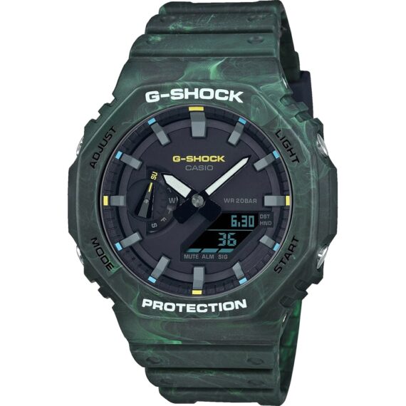 CASIO G-Shock GA-2100FR-3A Orologio Green Camouflage