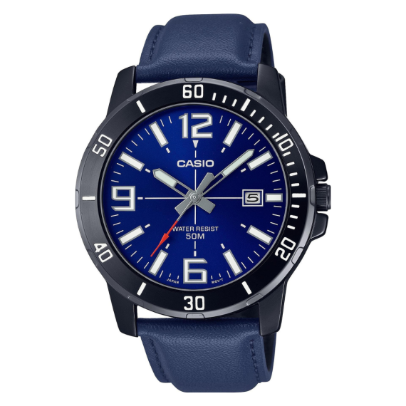 CASIO Collection MTP-VD01BL-2B Orologio Uomo Analogico L'orologio MTP-VD01BL fa parte dell’immensa collezione di orologi CASIO.