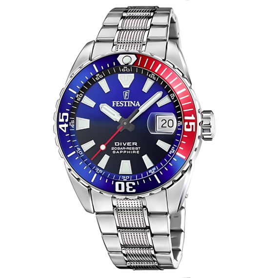 FESTINA Orologio Uomo The Originals F20669/4 Diver 200m risulta essere un esempio di grande orologeria, mantenendo un prezzo accessibile.
